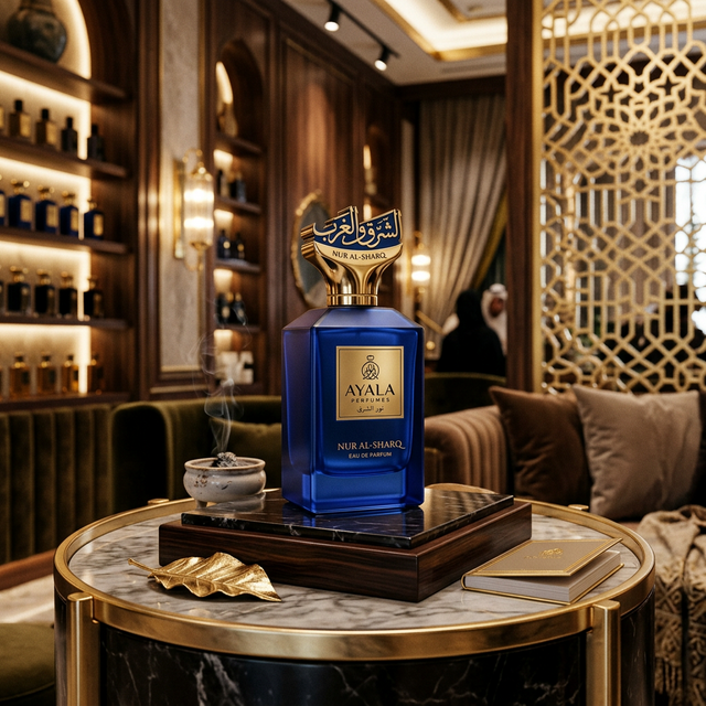 Afnan Perfumes Luxurious Minimalist Display