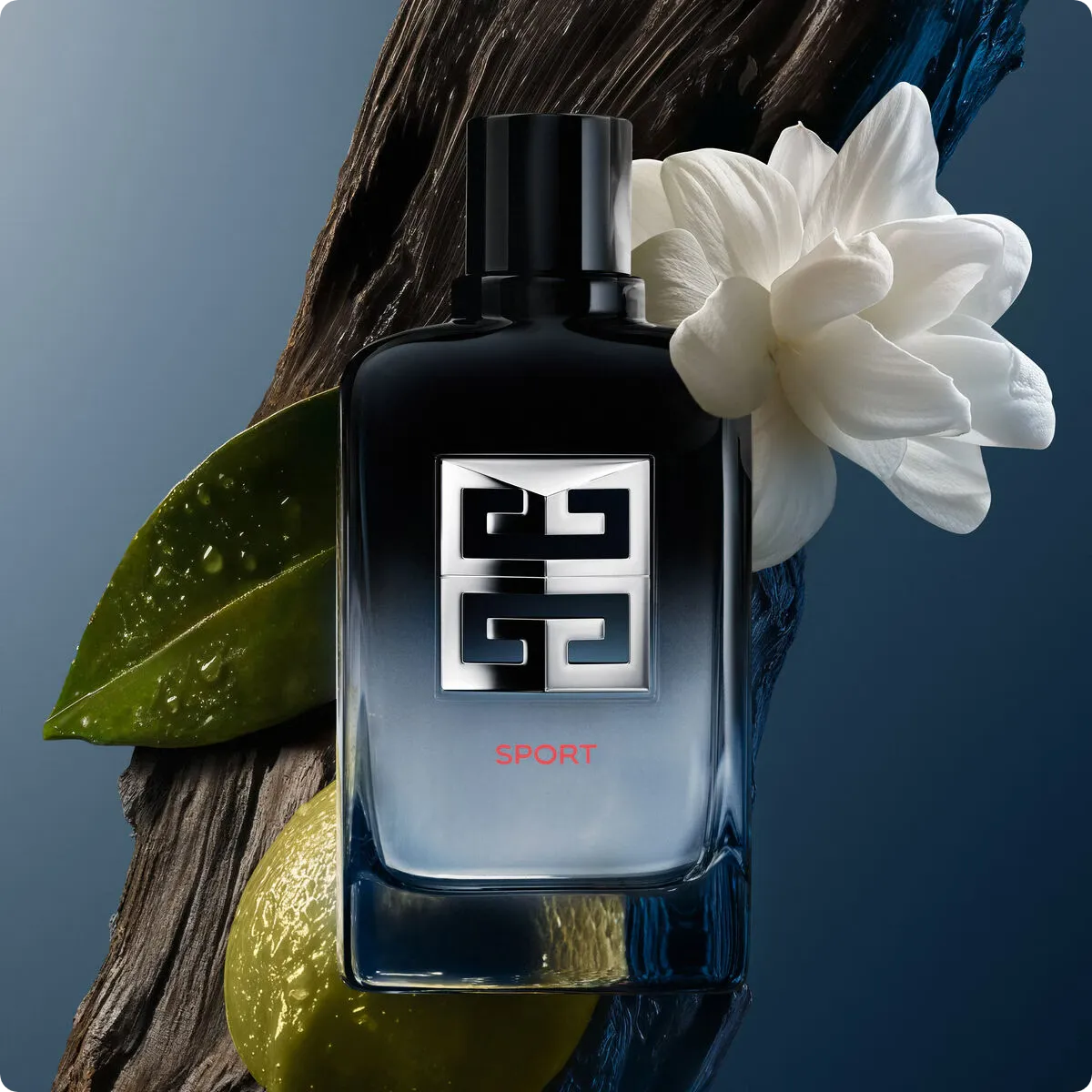 light floral perfume woman applying