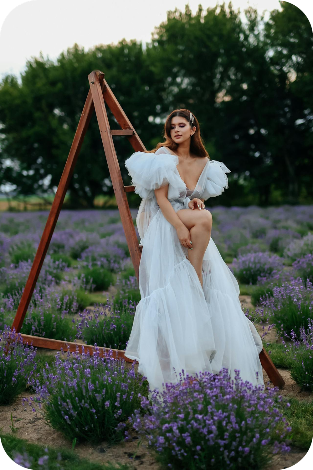 Pretty women with parfume