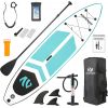 ADVENOR Paddle Board 11'x33 x6 Extra Wide Inflatable Stand Up Paddle Board with SUP Accessories Including Adjustable Paddle,Backpack,Waterproof Bag,Leash,and Hand Pump,Repair Kit