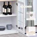 HOMCOM 72 Kitchen Cabinet Pantry with Sleek Design & Ample Storage