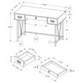 Monarch Industrial Desk 48W - Brown Wood
