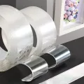 Double Sided Transparent Nano Tape For Bathroom Home Decoration,Paste Items Traceless, Removable Nano Tape For Office