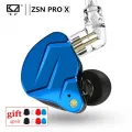 KZ ZSN PRO X 1DD 1BA Hybrid Drive HIFI Metal In Ear Earphone