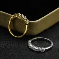 Smyoue – bagues de mariage en argent S925 avec pierres précieuses