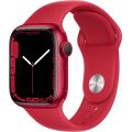 Apple Watch Series 7 (GPS + Cellular, 41mm) - (Product) RED Aluminum Case with (Product) RED Sport Band