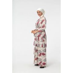 Sadiya Modest Dress | Cream