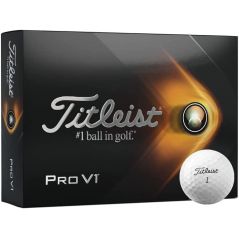 Titleist Pro V1 Golf Balls, White (One Dozen)