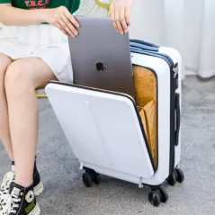 KLQDZMS – bagage à main unisexe 20 "24" pouces, de haute qualité, nouvelle valise à roulettes universelle silencieuse de grande capacité