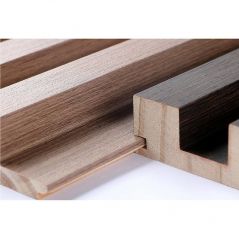 93 in. x 6 in x 0.8 in. Solid Wood Wall Siding Board - 3pc+1pc EndTrim