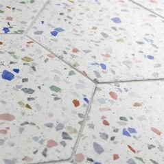 Merola Tile Venice Hex Colors Light 8.63 x 9.86 Porcelain Floor and Wall Tile