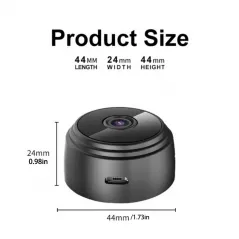 1pc A9 Mini Camera, HD 720P 2.4G Wifi IP Camera, Night Vision, Smart Home Security Wireless Mini Camcorder, Mobile Remote View Video Surveillance Camera, Motion Detection Alarm Push Baby Monitor