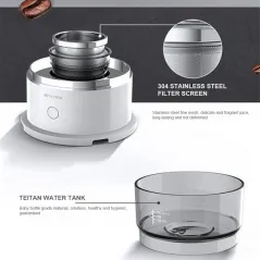 Hand-Pressed Coffee Maker Stainless Steel