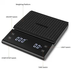 1/2PCS Built-in battery charging Electronic Scale