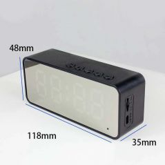 Haut-parleur Bluetooth sans fil, petit réveil, Mini canon Portable, diffusion vocale de la carte, système Audio du véhicule
