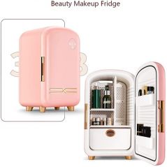 Household-Mini-Fridge-12L-Professional-Beauty-Makeup-Refrigerator-Cooler-Warmer-Portable-Makeup-Skincare-Cosmetics-Fridge