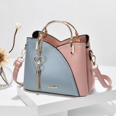 2023 New Fashion Women's Handbag Korean Version Color-blocked Large Capacity Storage Shoulder Bag Crossbody Bag
