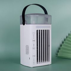 Mini climatiseur portable multifonction, humidificateur, supporter ficateur, USB, refroidisseur d'air de bureau, ventilateur avec eau précieuse, refroidisseur d'air domestique