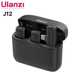 Ulanzi J12 Wireless Lavalier Microphone System Audio Video Voice Recording