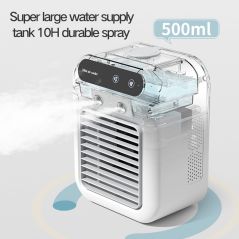 Water Cooling Fan Household Air Conditional Coolers Portable Air Conditioning Fan Water Tank Mist Cooler House Fan Ventilator