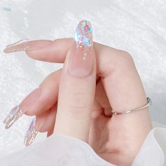 mélange strass cristal AB charme luxe Nail Art