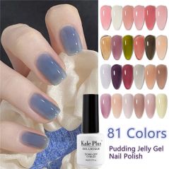 c8ml Summer Translucent Gel Nails Pudding Jelly Gel Nail Polish