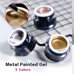 Vendeeni 10g Metallic Painting Gel Polish Soak Off