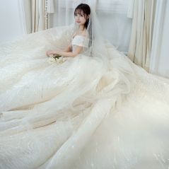 Luxury Sequins Wedding Dress Classic