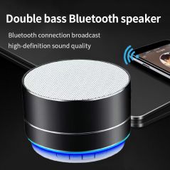A10 Wireless Bluetooth Outdoor Subwoofer MINI Portable Speaker Radio Music Sound Box Aluminum Alloy Wireless Speaker