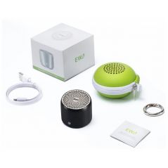 EWA A106 Pro Mini haut-parleur Bluetooth avec radiateur de basse personnalisé, étanche IPX7, haut-parleurs Super portables, étui de voyage emballé
