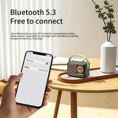Haut-parleur Bluetooth portable AVEN11, caisson de basses de basse sans fil, étanche, extérieur pour voiture, haut-parleur stéréo, boîte à musique pour iOS, Android