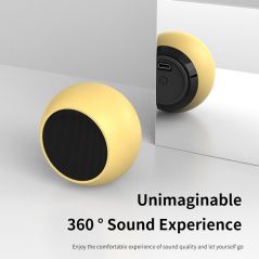 Mini haut-parleur avec caisson de Basses Personnalisé, déflecteur Étanche, Super Portable, Étui de Voyage Emballé, Bluetooth Y3