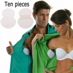 Coussinets anti-transpiration pour vêtements, 10 pièces