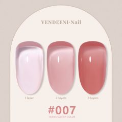 Vendeeni 24 Colors Jelly Transparent Gel Nail Polish