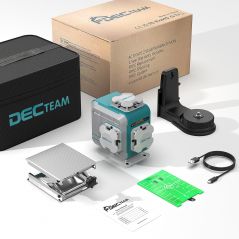 Decteam-Niveau laser à lignes croisées 4D