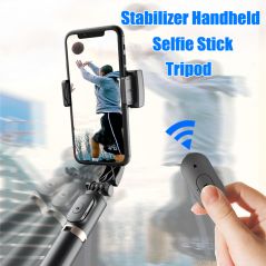 Roreta-Perche à selfie pliable, stabilisateur de cardan
