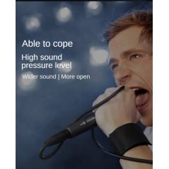 Microphone filaire pour karaoké à domicile, E845s, clarté linguistique dynamique