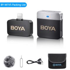 BOYA BY-M1V – système de Microphone Lavalier sans fil,