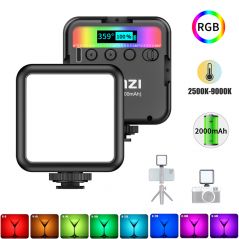 ull Color RGB LED Video Light 2500K-9000K 800LUX