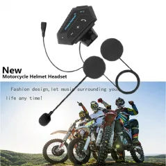 BT12 Motorcycle Helmet Headset Wireless