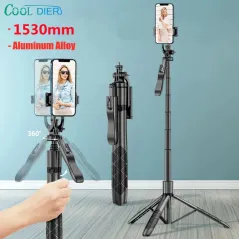 Wireless Selfie Stick Tripod Stand Foldable Monopod