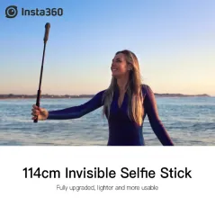 Insta360-Perche à selfie invisible 114cm, pour Insta 360 bery/ONE X2 / RS / GO 2