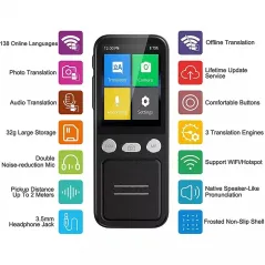 T16 Portable Instant Voice Photo Translator Travel