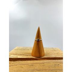 Silver ring 9.25 triangular shape. Available in size # 5 / # 6 / # 7 / # 8 / # 9