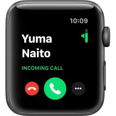Apple Watch Series 3 (GPS) 38mm Space Gray Aluminum Case with Black Sport Band - MQKV2LL/A (Refurbished)