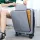 KLQDZMS 20"24" Inch High Quality Unisex Hand Luggage New Front Open Cover Large Capacity Silent Universal Wheel Suitcase