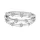 Certificated Moissanite Rings For Women Solid 925 Sterling Silver