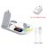 Wireless Charger 3 in 1 For Samsung Galaxy S22/S21 Ultra 30W Qi Fast Charging Station For Galaxy Watch 4/5 Pro Chargers Foldable