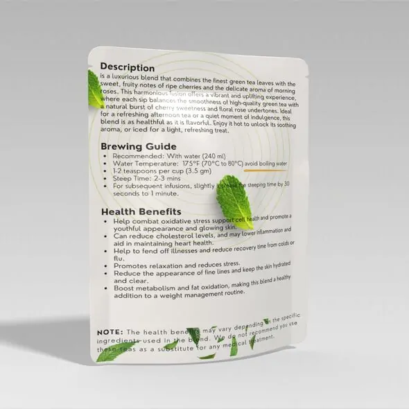 Cherry Rose Organic Green