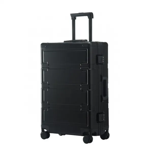 COLENARA 20"24"28 Inch High-quality Suitcase Men's Full Aluminum Magnesium Alloy Trolley Case
